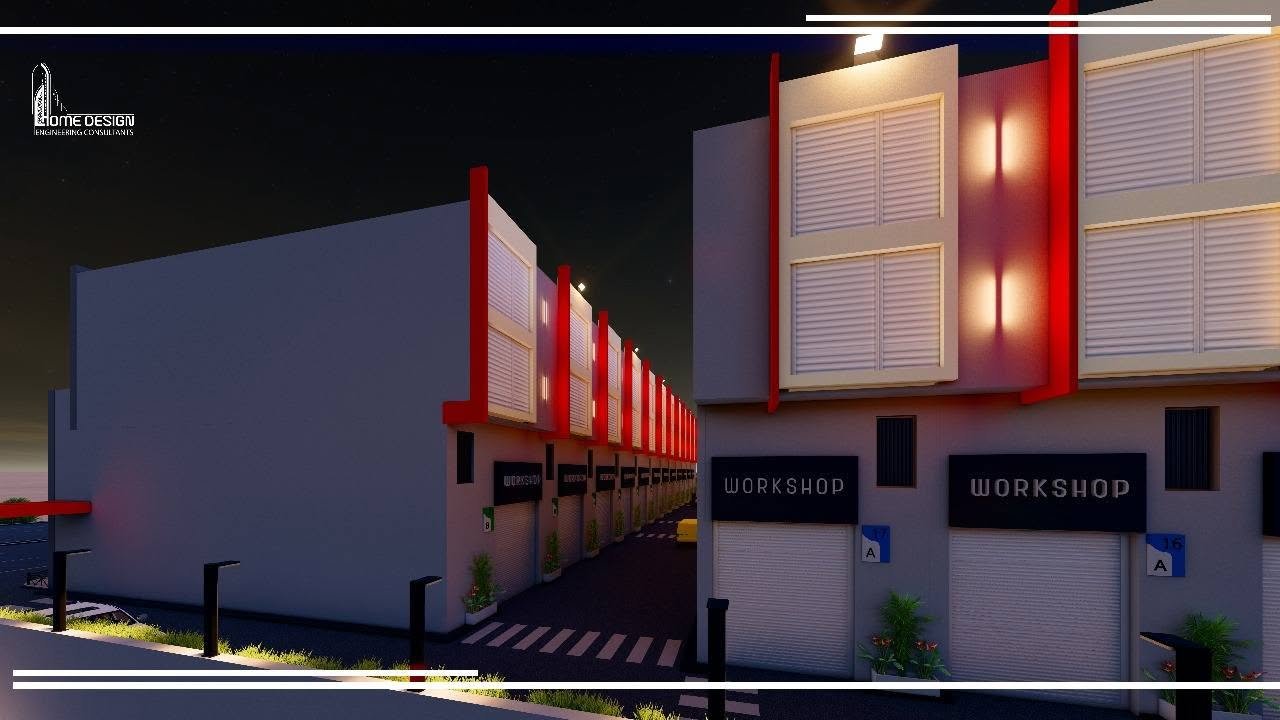 تصور معماري لورش من أعمال Home Design